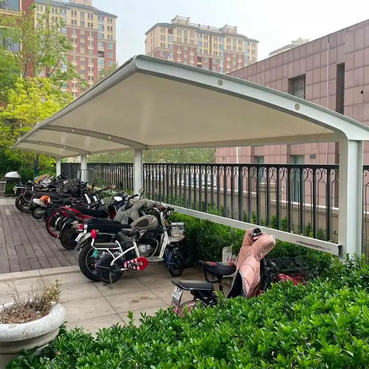 涿鹿县膜结构电动车棚